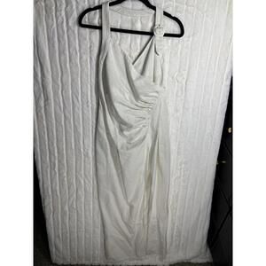 Zara White Halter Dress